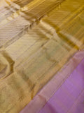 Pure 1G gold zari handloom Kanjeevaram Silk Saree- Silk mark certified- PS2414