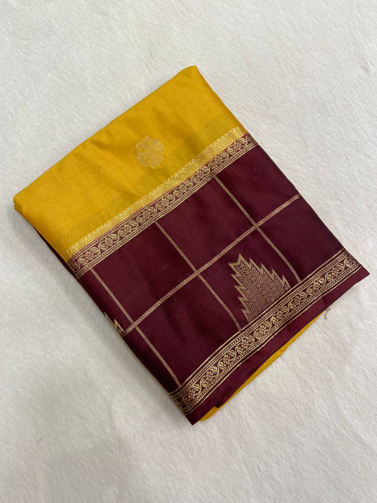 Premium Semi Mysore Crepe Silk Saree