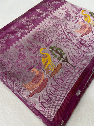 Premium Semi Mashru Silk Saree