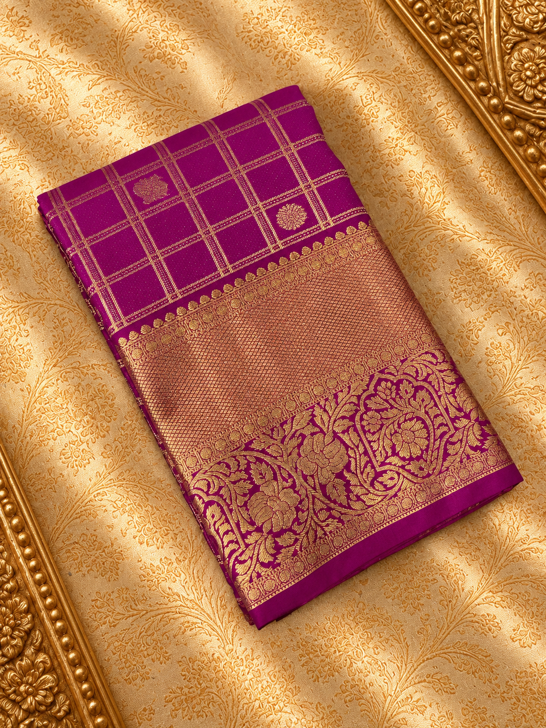 Premium Bridal Semi Kanchipuram Silk Saree - 902785