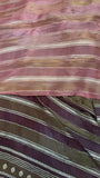 Pure Chinnon crepe Saree- 902563 Brown