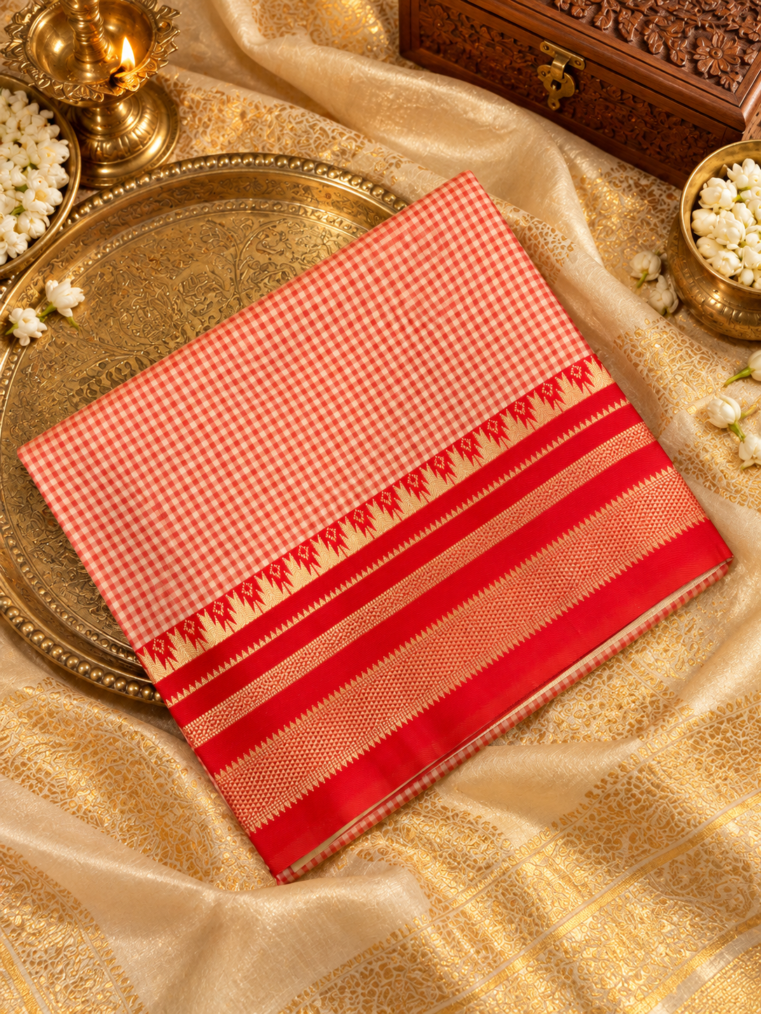 Premium Semi Kanjeevaram Silk Saree -902903