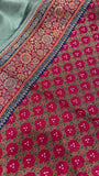 Premium Pashmina Silk Saree - 902825