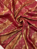 Premium Crepe Chinnon Silk Saree
 - 902742