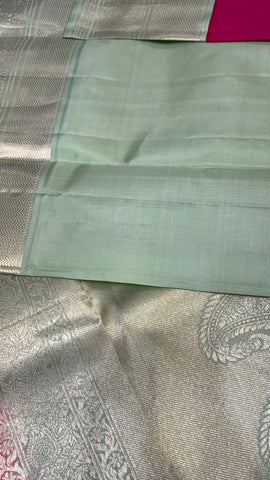 Pure Kanjeevaram silk mark certified saree