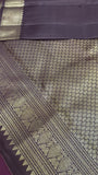 Pure 1G zari handloom Kanjeevaram Silk Saree- Silk mark certified- PS2354