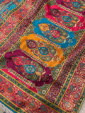 Premium Banarasi Crepe Satin Kalamkari Saree