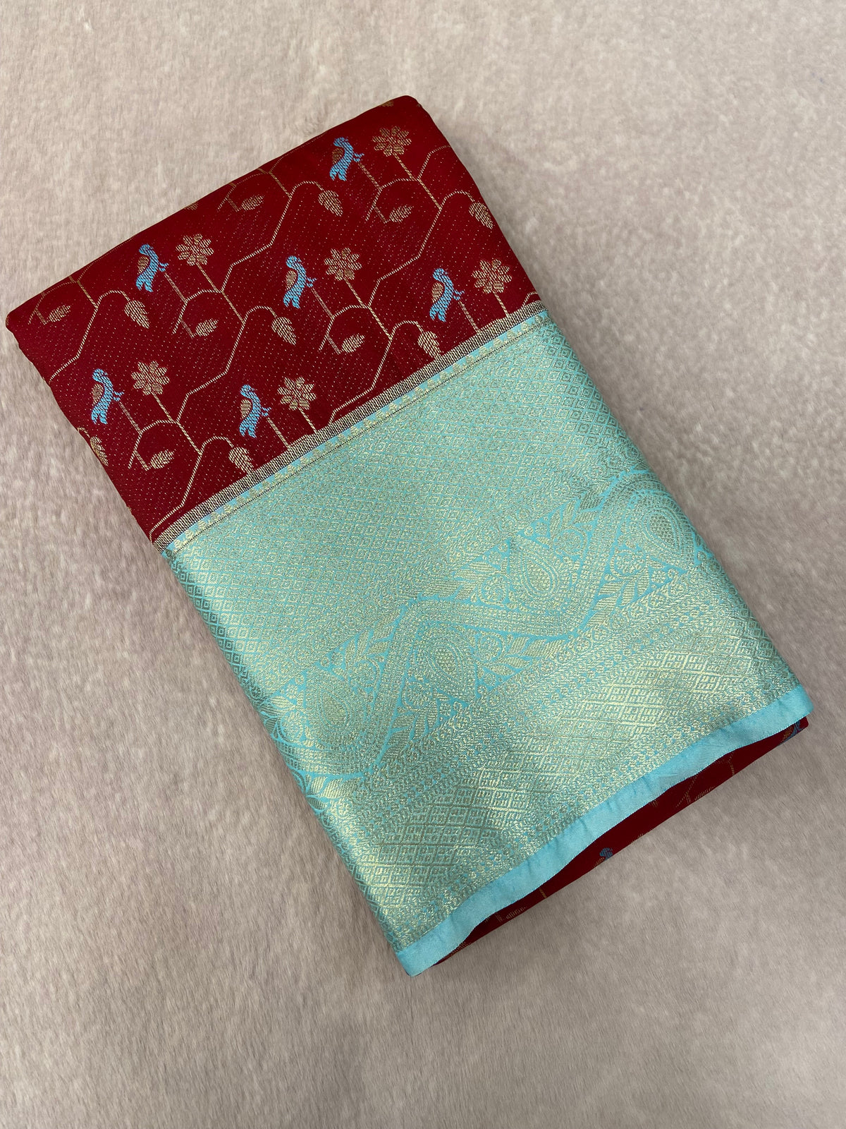 Premium Bridal Semi Kanchipuram Silk Saree