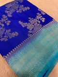 Semi Crush Georgette Saree