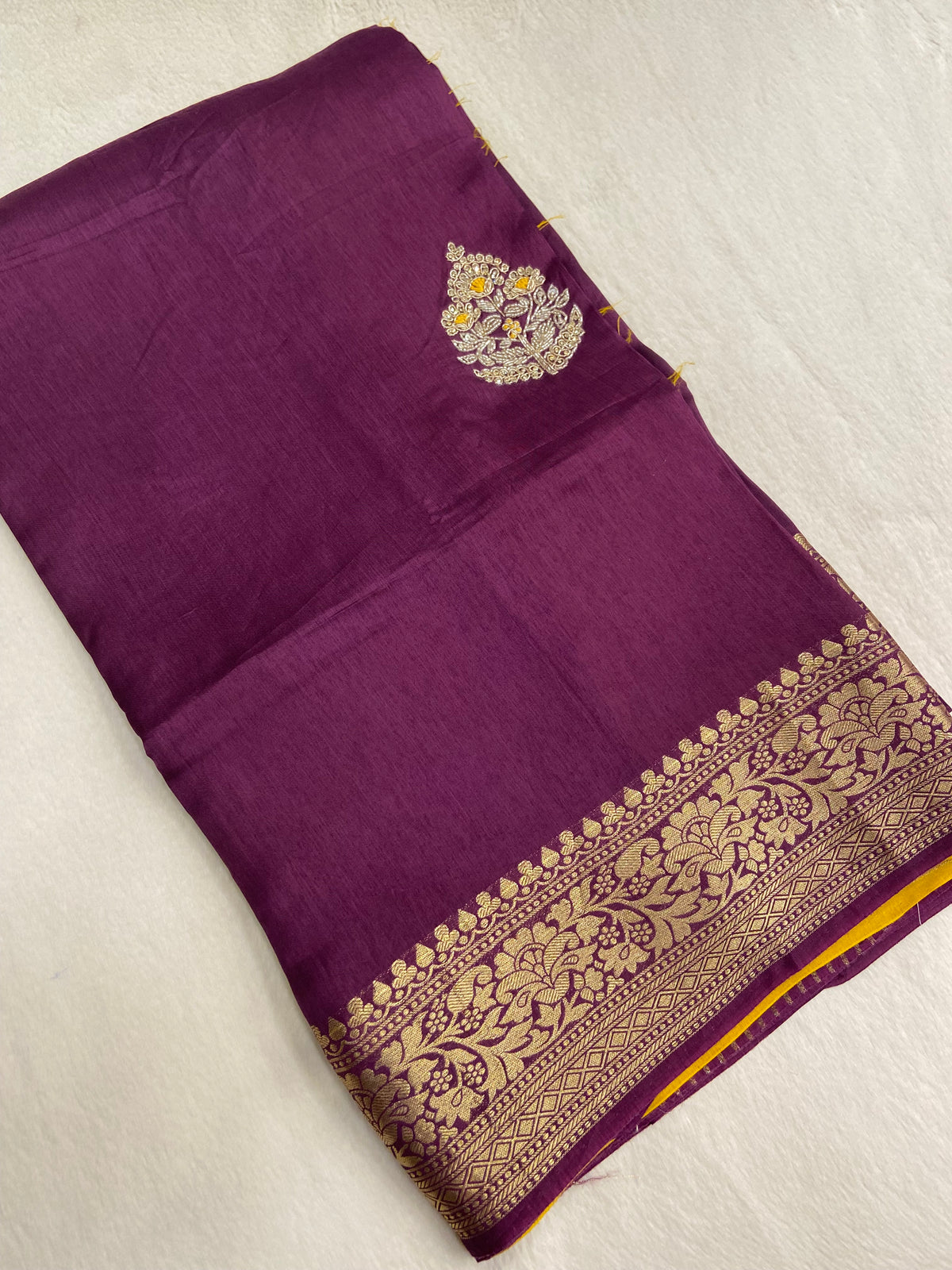 Pure Chinnon Saree