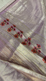 Tissue Bridal Semi Silk  Saree With Work - 902493