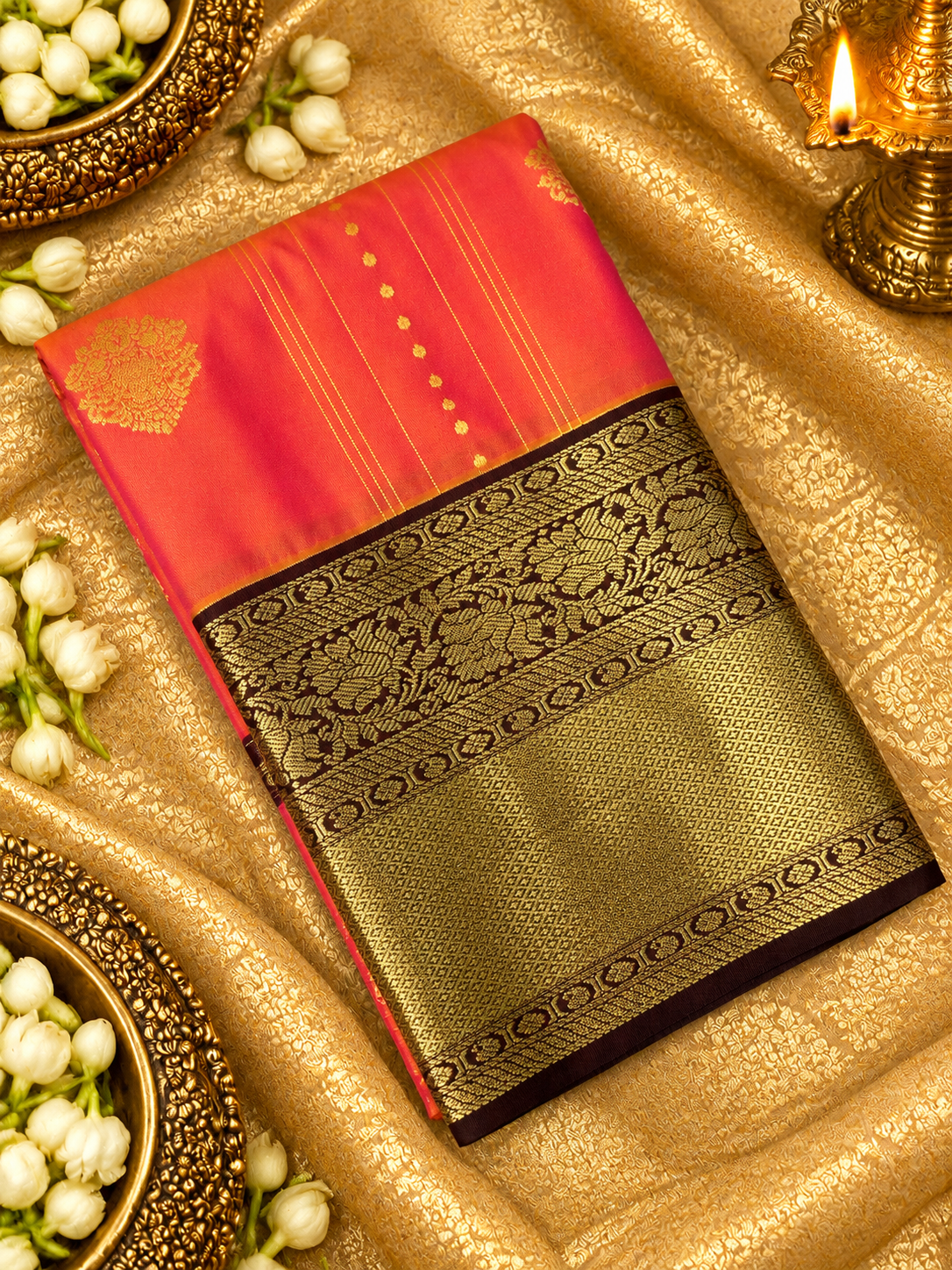 Premium Mini Kanchi Silk Saree - 902820