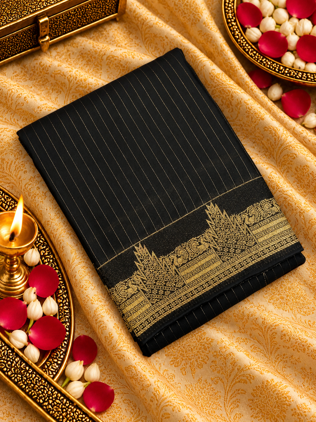 Premium Crepe Silk Saree - 902771