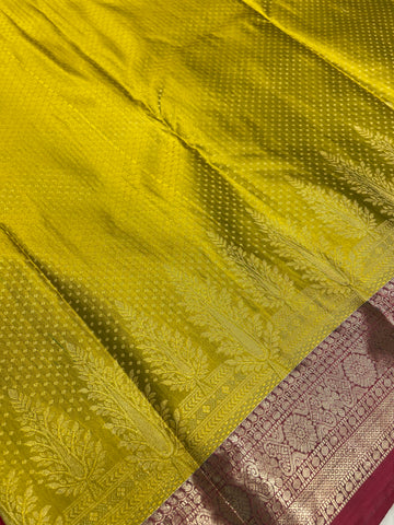 Half Mix Kanjeevaram Silk Saree