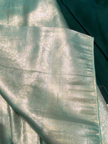 Designer Pure mix tissue silk saree