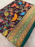 Premium Pashmina Silk Saree - 902379