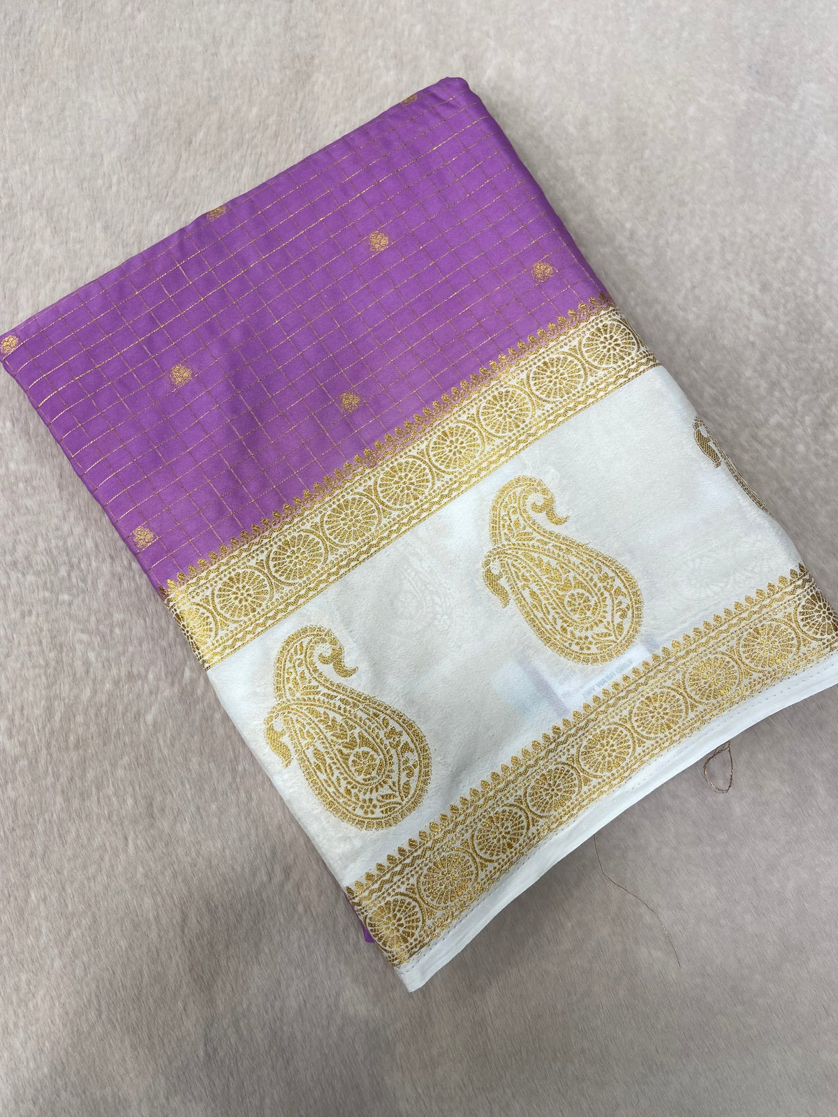 Premium Semi Mysore Crepe Silk Saree