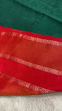 Pure Chinnon Saree- 902217 Red
