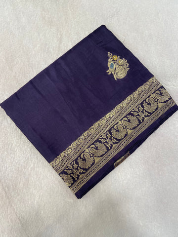 Premium Crepe Satin Silk Saree