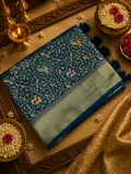 Premium Banarasi Crepe Satin Silk Saree