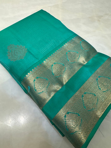 Half mix Kanjeevaram silk saree