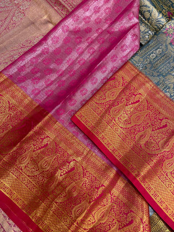 Bridal Tissue Semi Silk Saree