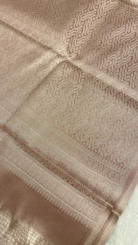 Bridal tissue semi silk saree