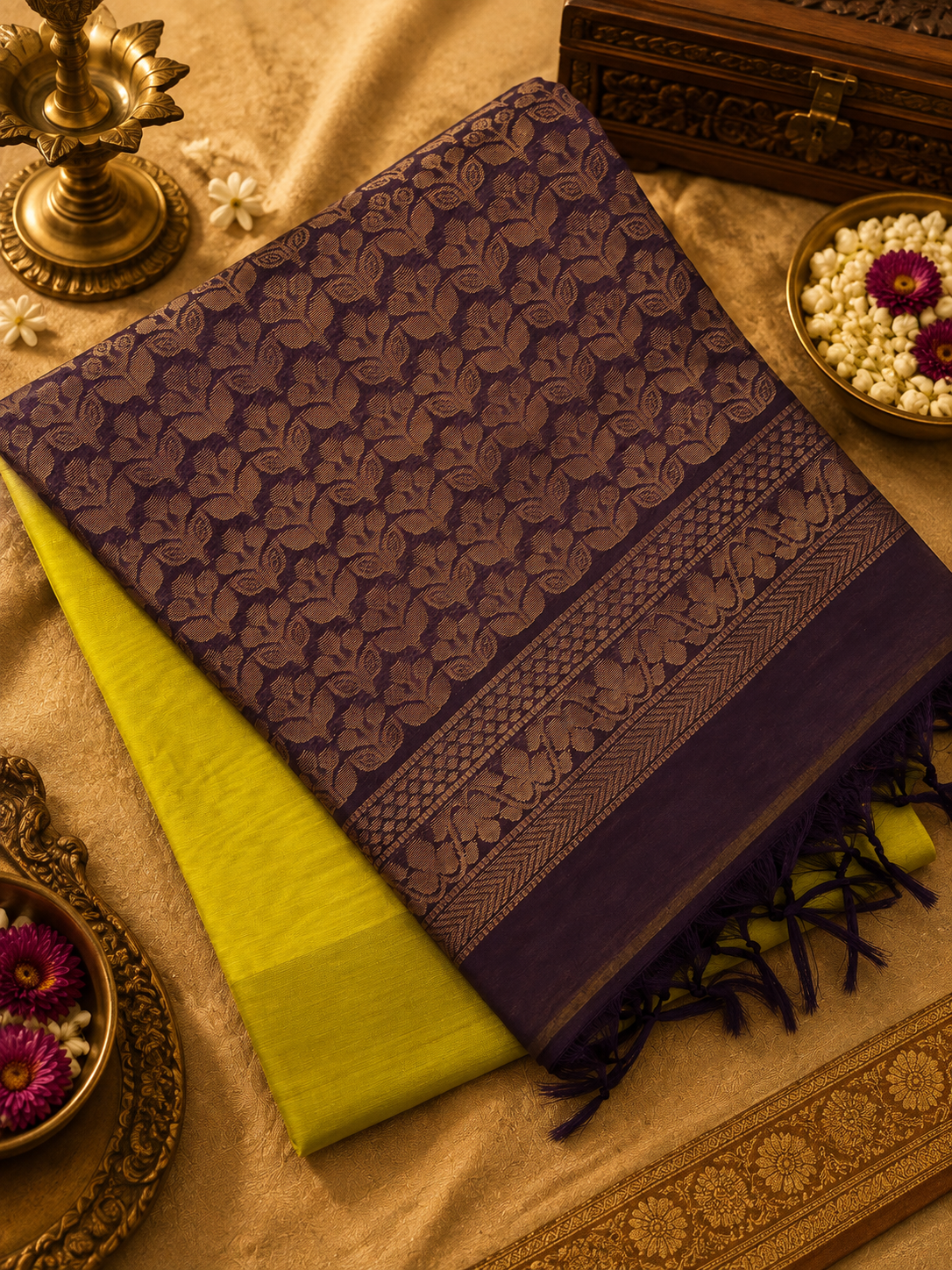Pure Sico Cotton Saree
