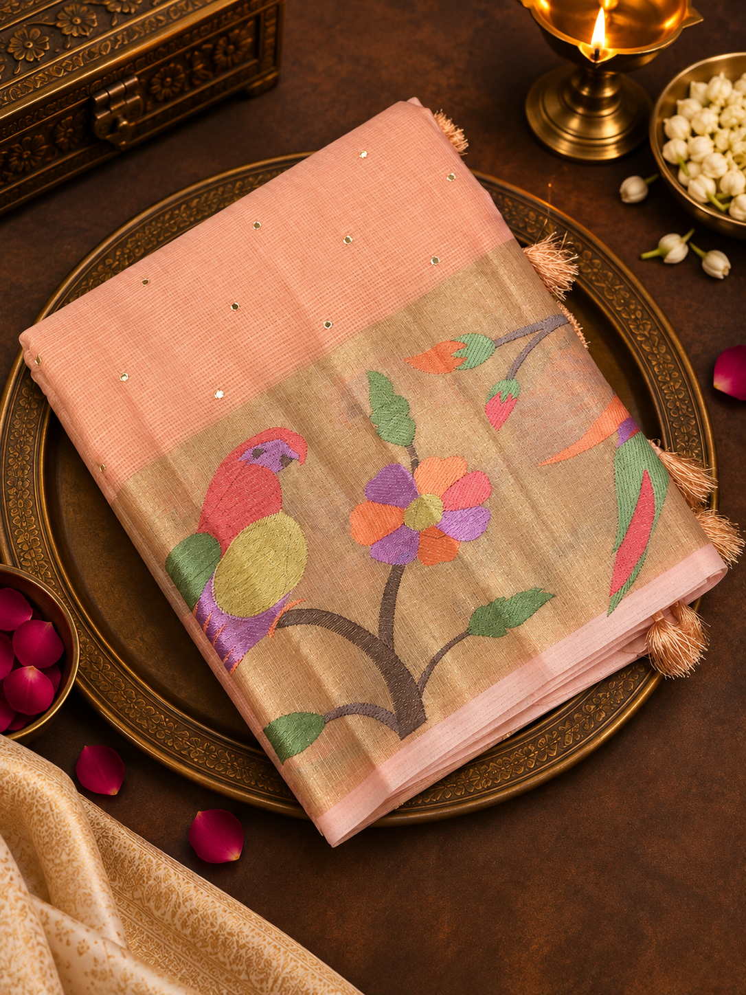 Premium Soft Organza Saree - 902223