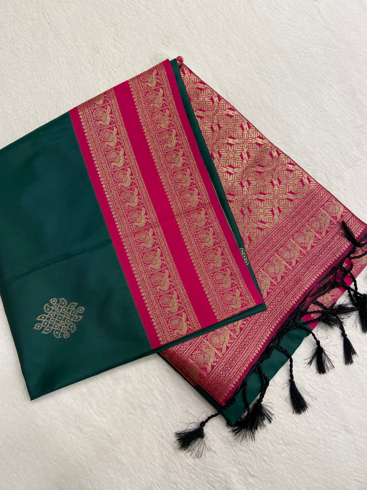 Kathan Silk Saree (dark)