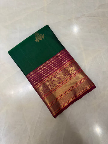 Pure Kanjeevaram silk mark certified saree