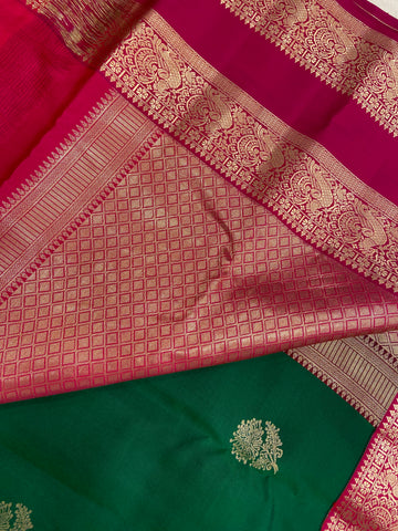 Pure Kanjeevaram silk mark certified saree