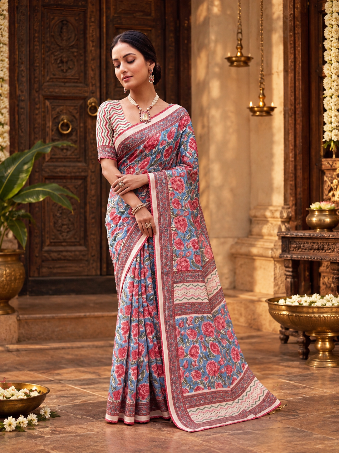 Premium Chiffon Saree -902340