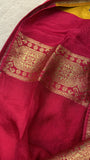 Premium Banarasi Crepe silk Saree With Appliqué Work - 902644