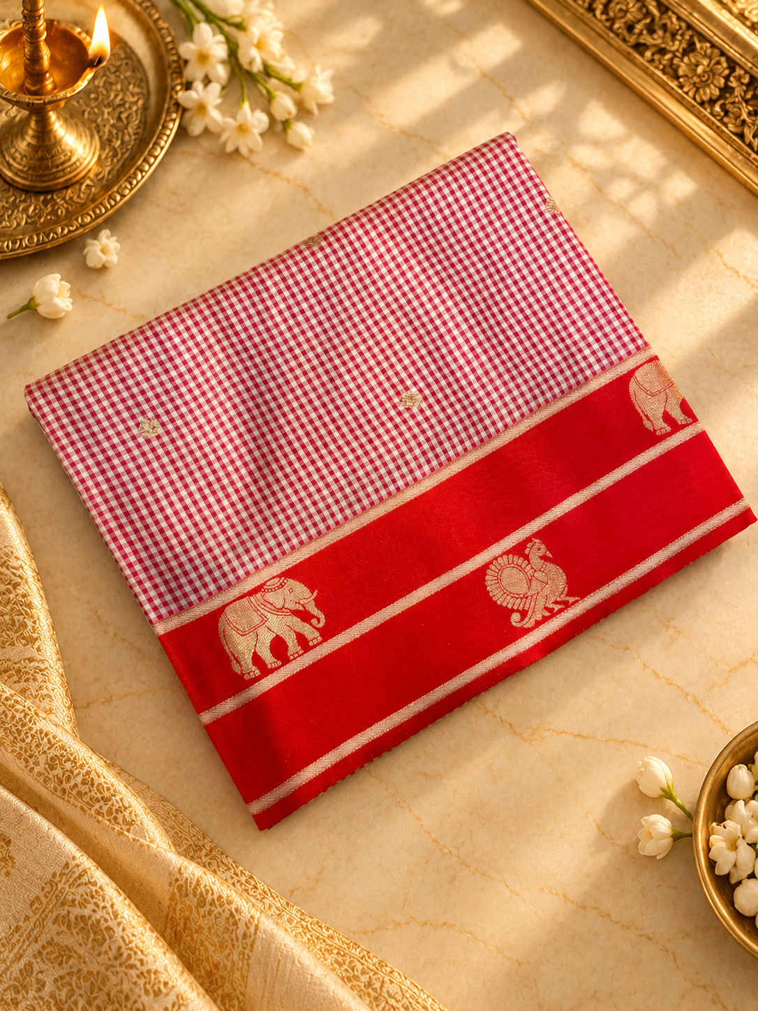 Premium Semi Kanjeevaram Silk Saree❤️‍🔥