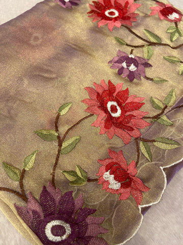 Premium tissue organza saree