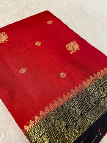 Premium Viscose Crepe Saree✨