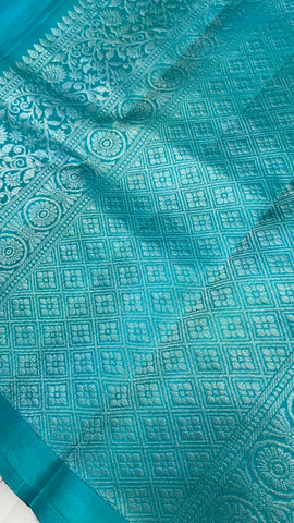 Pure zari handloom Kanjeevaram silk mark certified saree