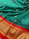Premium Quality Semi Paithani Silk Saree - 902474
