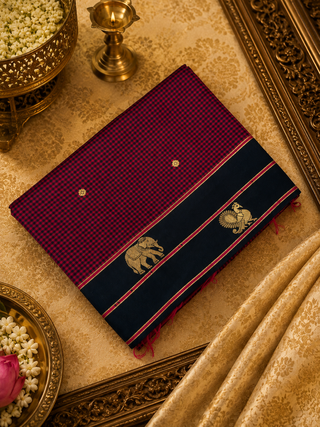 Premium Semi Kanjeevaram Silk Saree