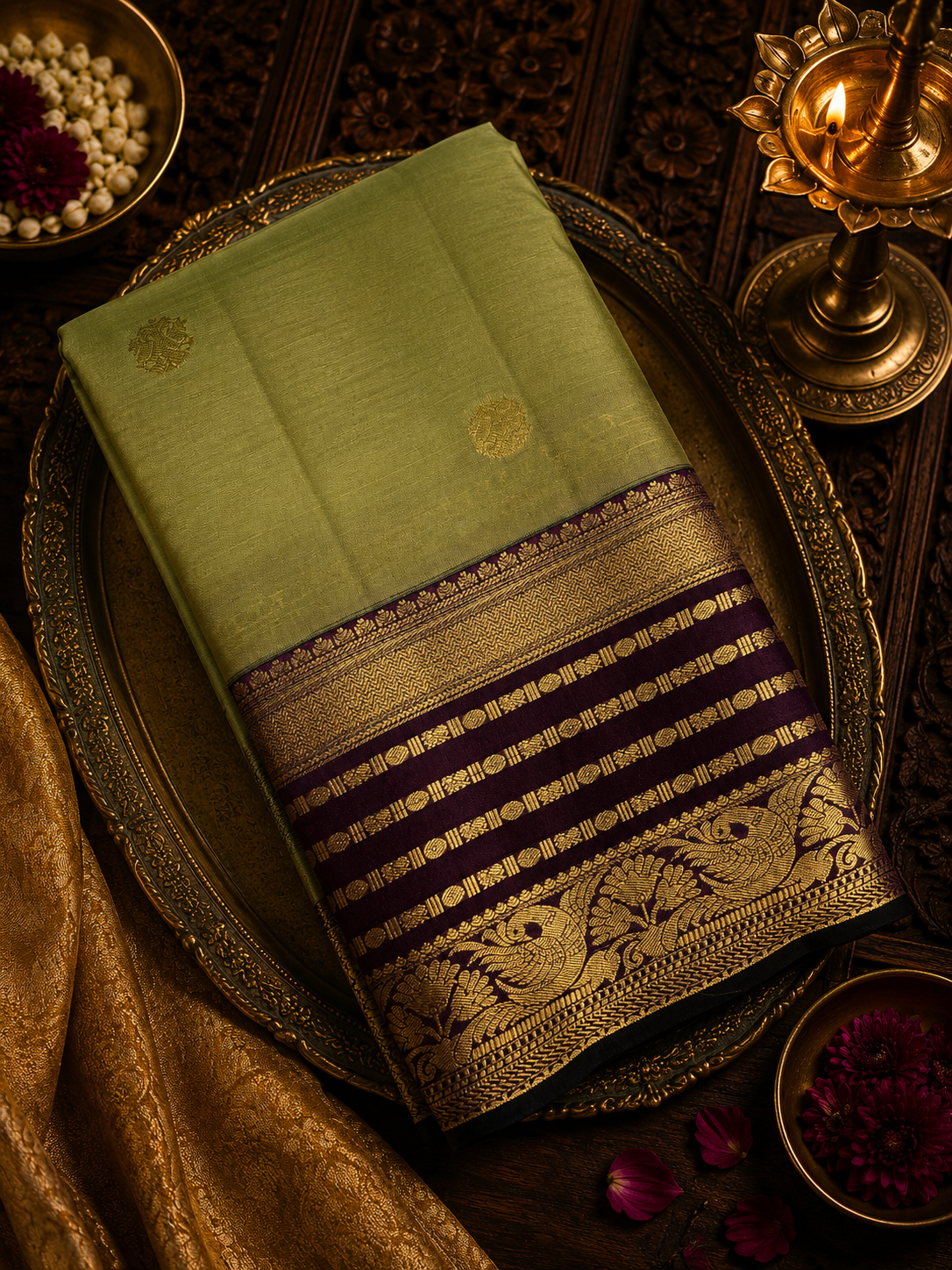 Pure Kanjeevaram Silk Saree