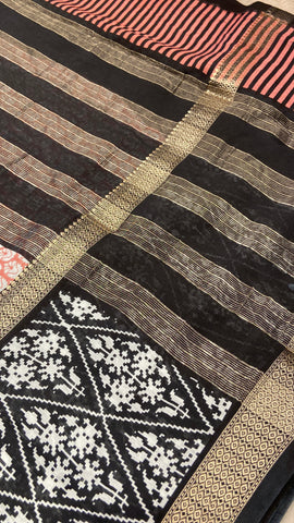 Premium Semi Chanderi Saree🍄