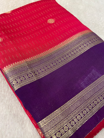 Premium Semi Chanderi Saree