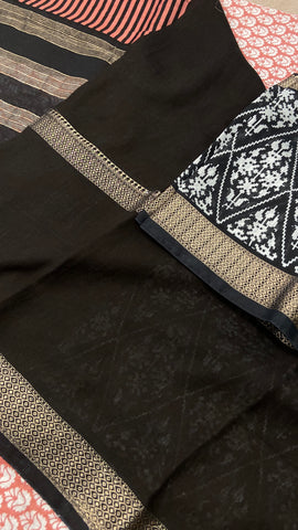 Premium Semi Chanderi Saree🍄