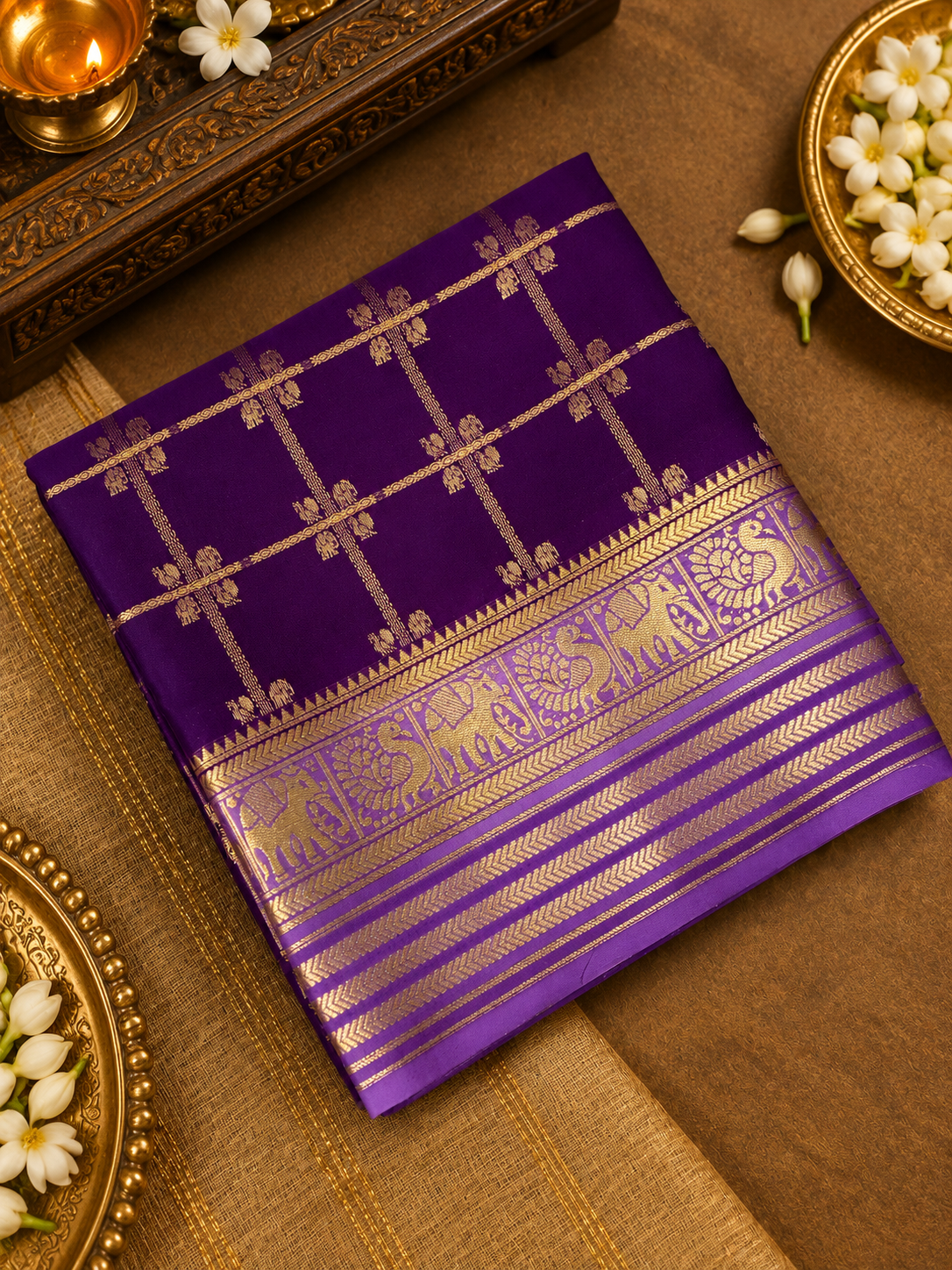 Pure Mix Mysore Crepe Silk Saree-902623