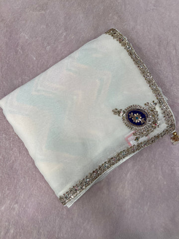 Designer Fancy Saree With Work