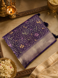 Premium Banarasi Crepe Satin Silk Saree