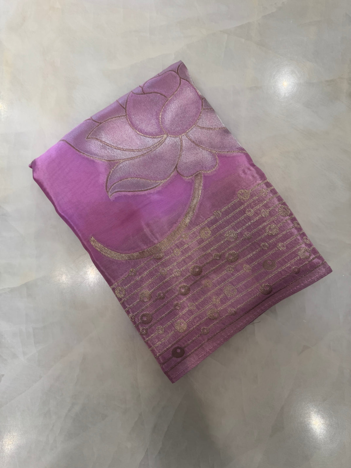 Pure Chinnon Saree💓