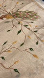 Premium crush organza saree