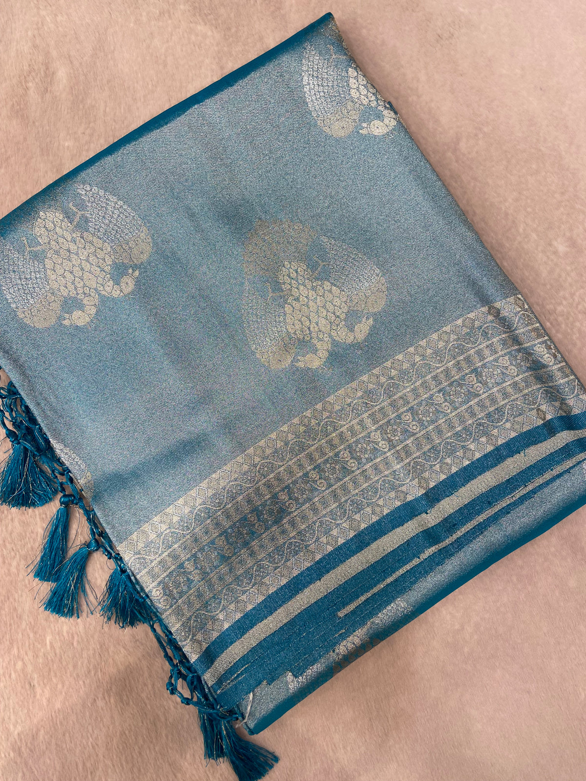 Bridal Semi Tissue Silk Saree